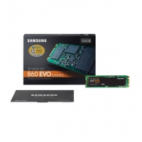 三星（SAMSUNG）500GB SSD固态硬盘 M.2接口(SATA总线) 860 EVO（MZ-N6E500BW） 云南固态硬盘批发