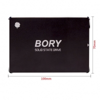 BORY博睿 256G SSD 固态硬盘 SATA3.0接口 R500系列 电脑升级高速读写版 三年质保 云南电脑批发