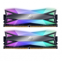 威刚(ADATA)DDR4 3200 32GB(16G×2)套装 台式机内存 XPG-龙耀D60G(RGB灯条)幻彩灯光内存 云南电脑批发