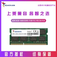 AData/威刚 万紫千红笔记本内存条 8G-1600 DDR3 兼容1333 笔记本内存 云南电脑商城