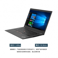 联想ThinkPad T490 14英寸轻薄高性能商务笔记本电脑i5-8265U 8G 512G 独显 （0SCD）