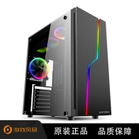 游戏风暴 雷霆T5 多种彩灯模式支持ATX M-ATX ITX主板/长显卡机箱 昆明电脑批发