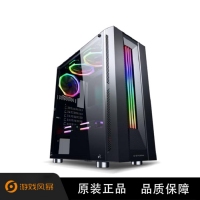 游戏风暴 魔晶(黑) 游戏机箱(RGB炫彩灯条,USB3.0机箱,对流散热,兼容SSD,长显卡