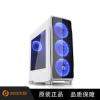 游戏风暴 魔戒电脑机箱顶置USB3.0大侧透展现酷炫硬件支持长显卡高CPU散热