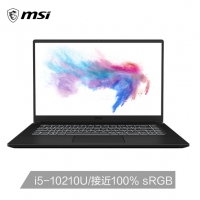 微星（msi）Modern 15 15.6英寸轻薄设计师笔记本电脑(十代i5-10210U 8G 512GB SSD 72%色域 白色背光 )（Modern 15 A10M-035CN）