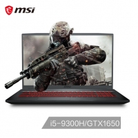 微星(msi)GF75 17.3英寸轻薄游戏笔记本电脑(九代i5-9300H 8G 512G NVMe SSD GTX1650 IPS等级72%NTSC全面屏)（GF75 Thin 9SC-070CN）