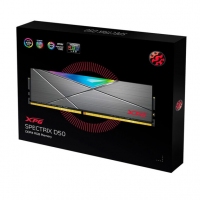 威刚XPG D50 8G DDR4 3200 台式内存条RGB灯条（灰）