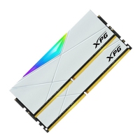 威刚XPG D50 16G（8G*2） DDR4 3600 台式内存条RGB灯条（白）
