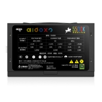 爱国者（aigo） 额定400W 黑暗骑士550DK 台式机电脑电源（主动式PFC/宽幅节能温控/三年质保）