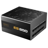 爱国者（aigo）额定850W 电竞ES850全模组电脑电源(七年质保/80Plus金牌认证/日系主电容/双CPU/LLC谐振）