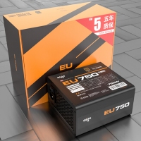 爱国者（aigo）额定750W 电竞EU750全模组电源(80Plus铜牌认证/五年质保/静音稳定/主动式PFC）