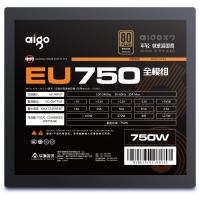 爱国者（aigo）额定750W 电竞EU750全模组电源(80Plus铜牌认证/五年质保/静音稳定/主动式PFC）