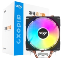 aigo爱国者冰锋400V PRO 风扇CPU散热器RGB炫彩电脑台式机静音多平台散热器