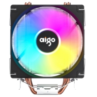 aigo爱国者冰锋400V PRO 风扇CPU散热器RGB炫彩电脑台式机静音多平台散热器