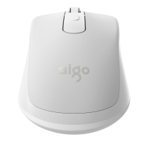 (aigo)爱国者M21 白色静音鼠标 带DPI切换笔记本台式机鼠标