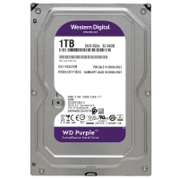 西部数据(WD)紫盘 1TB SATA6Gb/s 64M 监控硬盘(WD10EJRX)