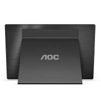 AOC 16T2 15.6英寸全高清便携式显示器IPS屏内置电池及音响 HDR技术十点触控 反向供电 （TypeC接口）