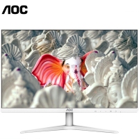AOC 24B1XH/WW 24英寸白色全高清 广视角窄边框吃鸡游戏IPS技术显示器