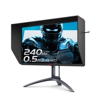 AOC爱攻 AG273FZE 27英寸240Hz 1ms AH-IPS屏PS4广色域不闪屏电竞电脑显示器 黑色