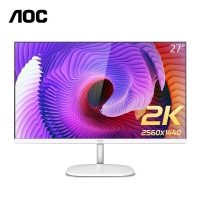 AOC Q27V3/WS 27英寸电脑显示器2K高清IPS广视角75Hz低蓝光不闪屏