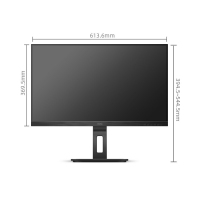 AOC Q27P2U 27英寸 2K高清 75Hz 广视角IPS 旋转升降 家用设计办公TUV低蓝光爱眼显示屏