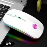 蝰蛇BM110 白色 2.4G版无线充电游戏鼠标台式笔记本电脑办公发光静音鼠标