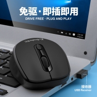 蝰蛇W500 粉色 无线2.4G鼠标光电笔记本台式电脑便携办公商务游戏