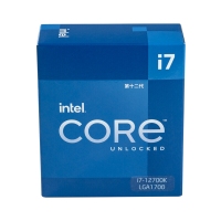 英特尔酷睿十二代Intel i7-12700K 台式机CPU处理器 12核20线程 单核睿频至高可达5.0Ghz 25M三级缓存