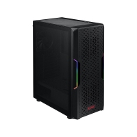威刚(ADATA)XPG STARKER AIR BLACK 入侵者 烈日版 黑色高端电竞游戏机箱 钢化玻璃侧透