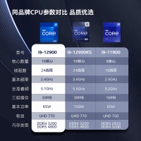 英特尔（Intel）12代 酷睿 i9-12900 处理器 16核24线程 单核睿频至高可达5.1Ghz 盒装
