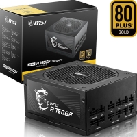 微星 (MSI) MPG A750GF 额定750W 金牌全模组电脑电源/十年质保/全日系电容