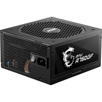 微星 (MSI) MPG A750GF 额定750W 金牌全模组电脑电源/十年质保/全日系电容