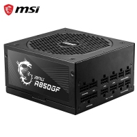 微星 MSI MPG A850GF 额定850W全模组电脑电源80PLUS金牌/支持RTX30系列显卡/全日系电容