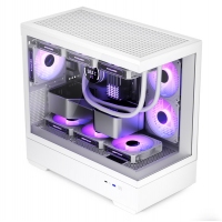 爱国者（aigo）星璨 岚 白色 游戏电脑主机箱 支持360水冷/M-ATX主板//四面快拆/270°海景房