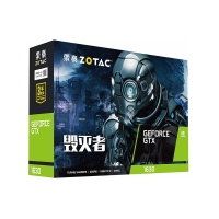 索泰（ZOTAC） GTX1630-4GD6 毁灭者 台式机电竞游戏独立显卡