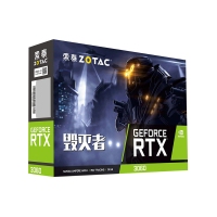 索泰（ZOTAC） RTX 3060-12GD6 毁灭者 吃鸡电竞设计双风扇显卡