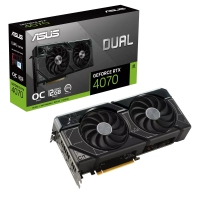 华硕（ASUS）DUAL-RTX4070-O12G 电竞游戏专业独立显卡