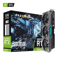 索泰（ZOTAC）RTX3070-8GD6 霹雳 HA 高速显存电竞设计3D游戏显独立卡