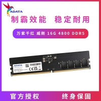 威刚（ADATA ）16G 4800 DDR5 万紫千红内存条 终身质保