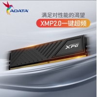 威刚XPG BBKD35 16G-3200 DDR4 威龙条（黑） 台式机电脑电竞马甲内存