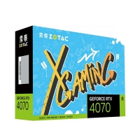 索泰（ZOTAC）RTX4070-12G X-GAMING 3D设计制作/高端游戏 电竞显卡