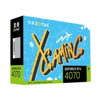 索泰（ZOTAC）RTX4070-12GD6X X-GAMING OC 高端3D渲染设计 电竞游戏独立显卡