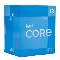 英特尔(Intel)12代酷睿i3-12100 台式机CPU处理器4核8线程 单核睿频至高可达4.3Ghz