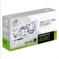 华硕（ASUS）ROG-STRIX-RTX4080-O16G-WHITE 电竞游戏专业独立显卡