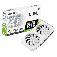 华硕（ASUS）DUAL-RTX3060TI-O8GD6X-WHITE 雪豹系列电竞游戏专业独立显卡