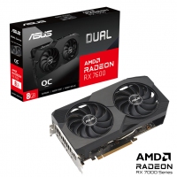 华硕（ASUS）DUAL RX7600-O8G 电竞游戏独立显卡