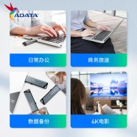 威刚（ADATA）Type-C USB3.2高速闪存固态U盘 UE800系列 UE800 256G