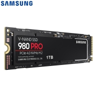三星980 PRO 1TB M.2接口(NVMe协议PCIe 4.0 x4)固态硬盘