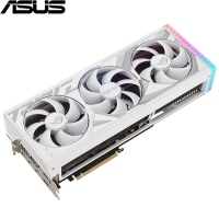 华硕（ASUS）ROG-STRIX-RTX4090-O24G-WHITE电竞游戏专业独立显卡 白色版 （24GB显存/白色限量显卡）