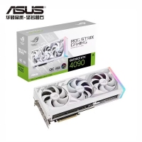 华硕（ASUS）ROG-STRIX-RTX4090-O24G-WHITE电竞游戏专业独立显卡 白色版 （24GB显存/白色限量显卡）